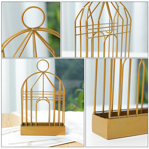 Birdcage mosquito coil holder decorative creative hanging incense burner household iron wicker gold metal mosquito coil box with ash tray