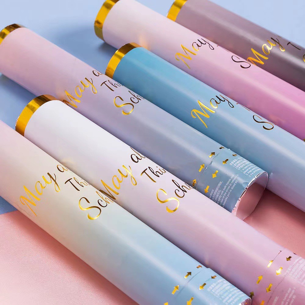 Saludo torcido a mano mayorista en línea en vivo sala de retransmisión pétalos bar ktv club nocturno atmósfera props estrella río brillante regalo tubo de flores