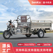 电动三轮车家用拉货不锈钢新款载重王大功率供应农用车电瓶车