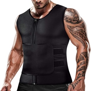 (Cross-border trading), shapewear, waist belt, men's rubber vest, sports brace for gym full-body