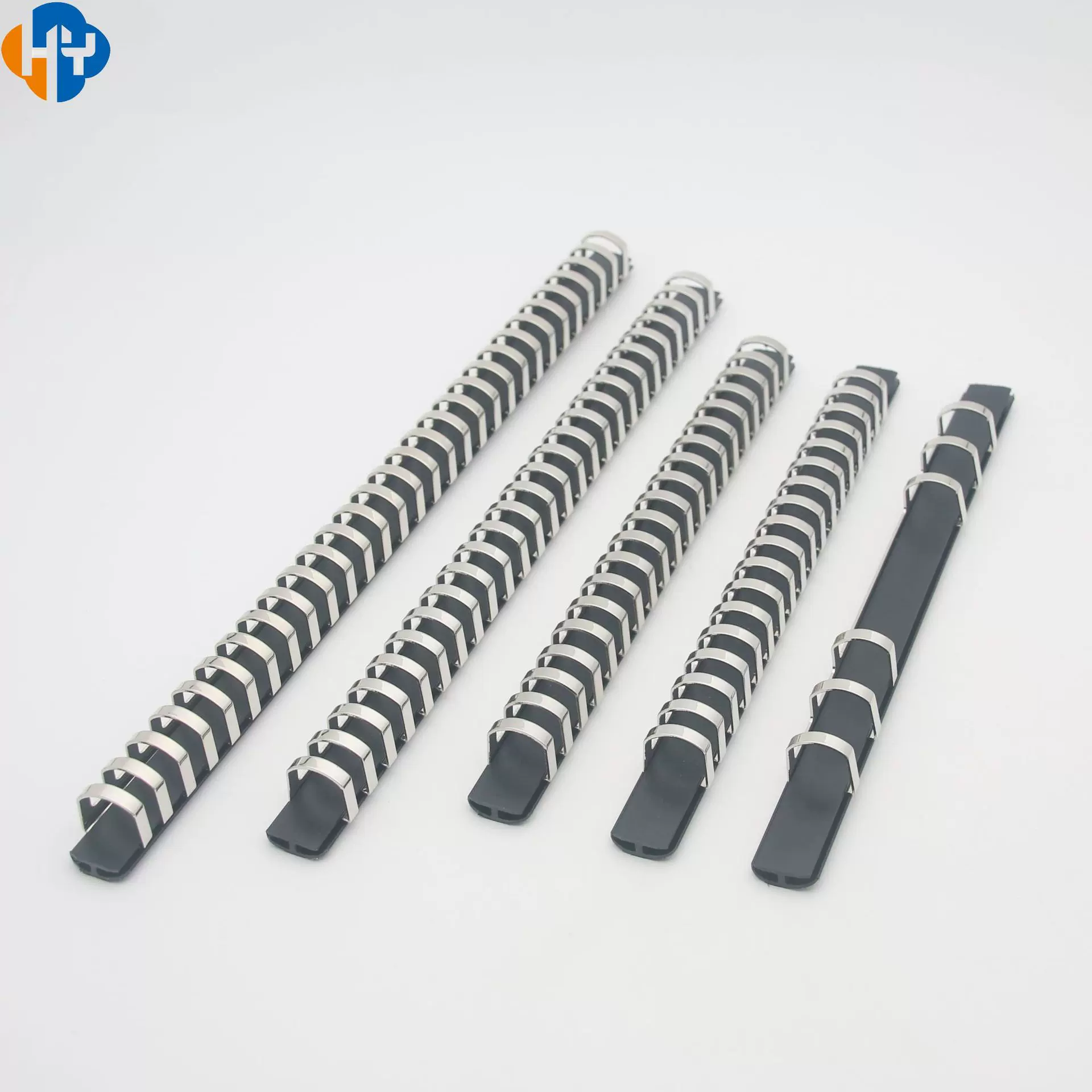 供应抽拉孔夹金属活页夹装订孔夹笔记本收纳夹五金夹子文具配件