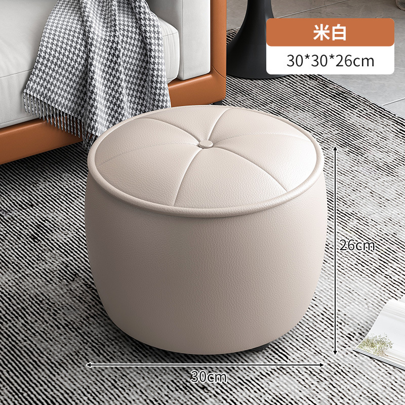 Taburete para cambiar zapatos en la puerta de entrada