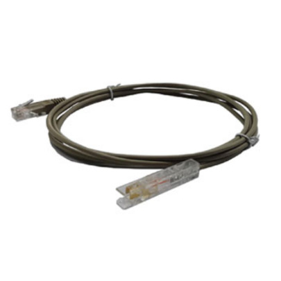 SHIP一舟1位鸭嘴110-RJ45语音跳线T356-1A-0200灰色2米3米24AWG