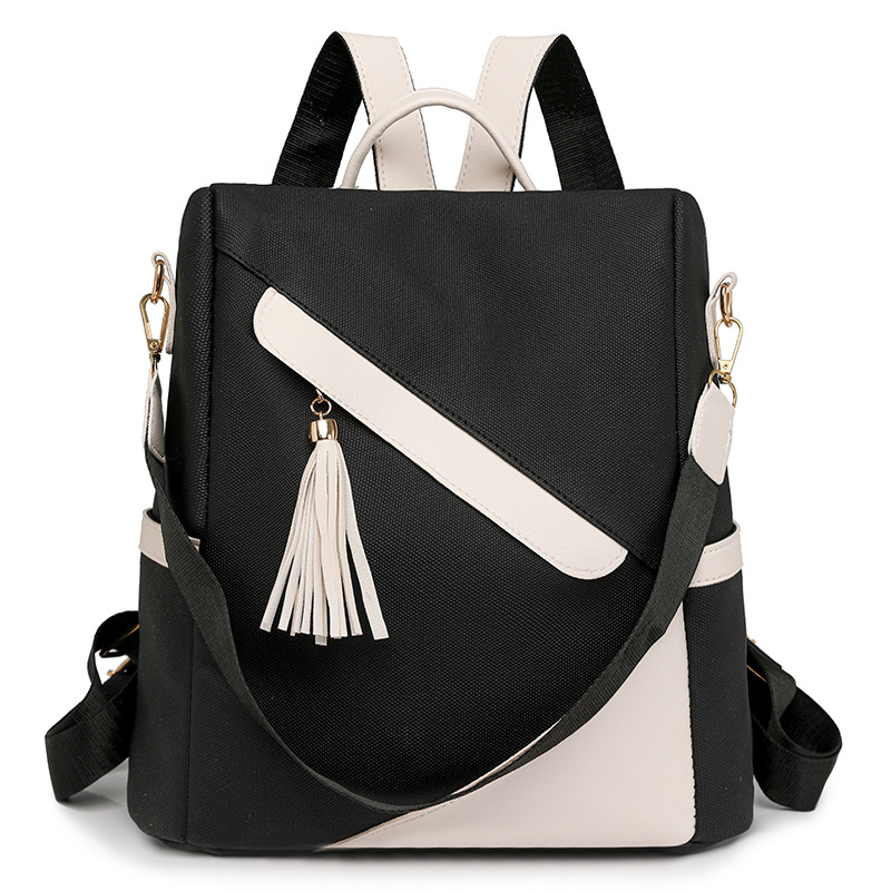 Transfronterizo al por mayor 2025 nueva mochila antirrobo para mujer simple y versátil mochila de viaje de cercanías urbana mochila escolar de moda