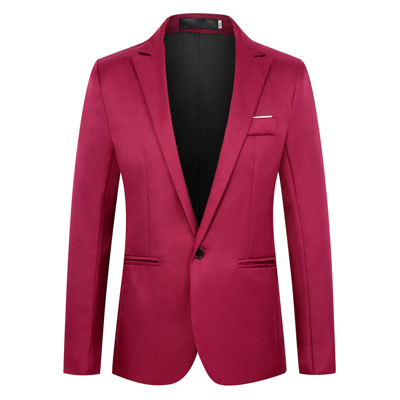 Men's Korean Style Dress Business Suit Small Suit Slim Fit Jacket Casual Small Suit