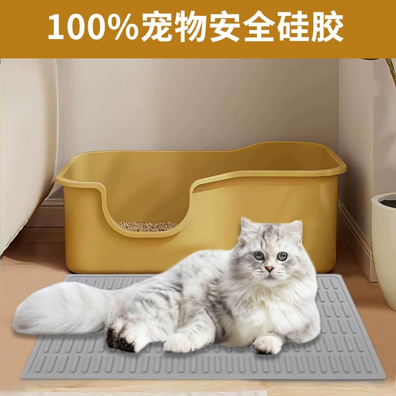 Домашние животные силиконовые нескользящие коврики силиконовые коврики для кошек