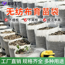 厂家直批无纺布育苗袋加厚白色一次性营养袋育种育苗移植种植袋