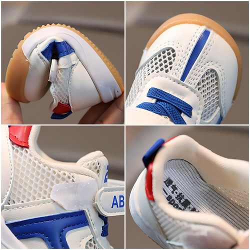 Baby toddler shoes  spring and summer new style single mesh breathable baby shoes soft bottom baby shoes children's shoes trendy cross-border