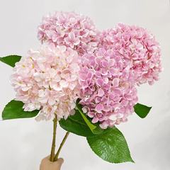 高品質の単枝砕花シミュレーションアジサイ家庭装飾結婚祝い撮影造景配置生け花造花卸売り