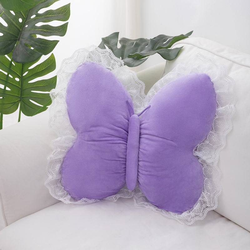 Cojín para Sofá con Lazo de Estilo Crema de Peluche y Algodón PP para Oficina y Auto