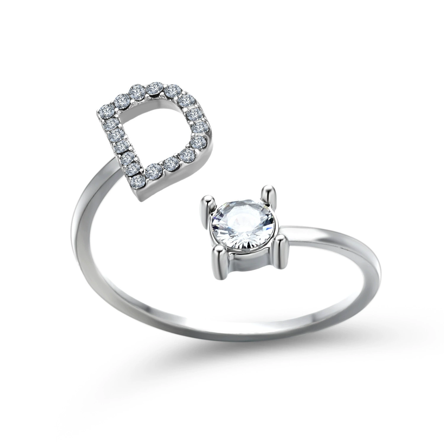 (Cross-border trading), ring, creative adjustable one size accessory with letters