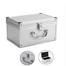 【加厚承重】23×15×12.5cm铝合金工具箱 手提式便携仪器仪表箱