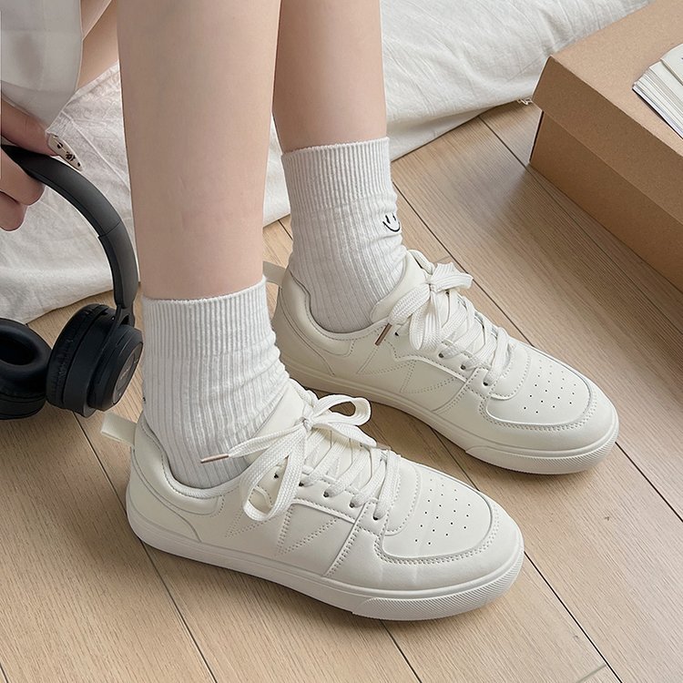 White sneakers