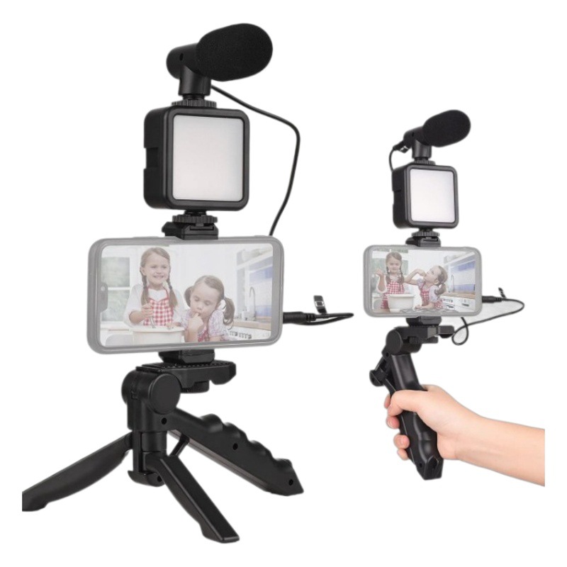 Teléfono móvil profesional grabación de video en vivo luz de relleno LED presentador de celebridades de Internet Douyin transmisión en vivo juego de equipos de video corto