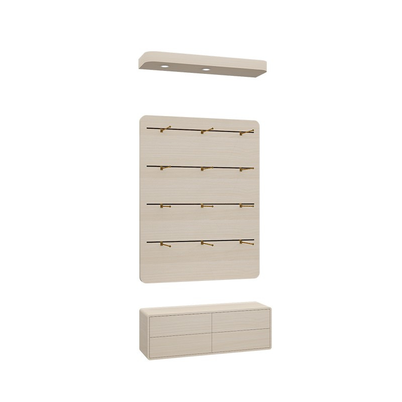 Tienda de textiles para el hogar ropa de interior estante de exhibición ropa de cama estante sujetador tienda pijamas vitrina