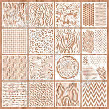 亚马逊跨境DIY几何模板曼陀罗模板瓷砖喷绘不规则塑料绘画模板