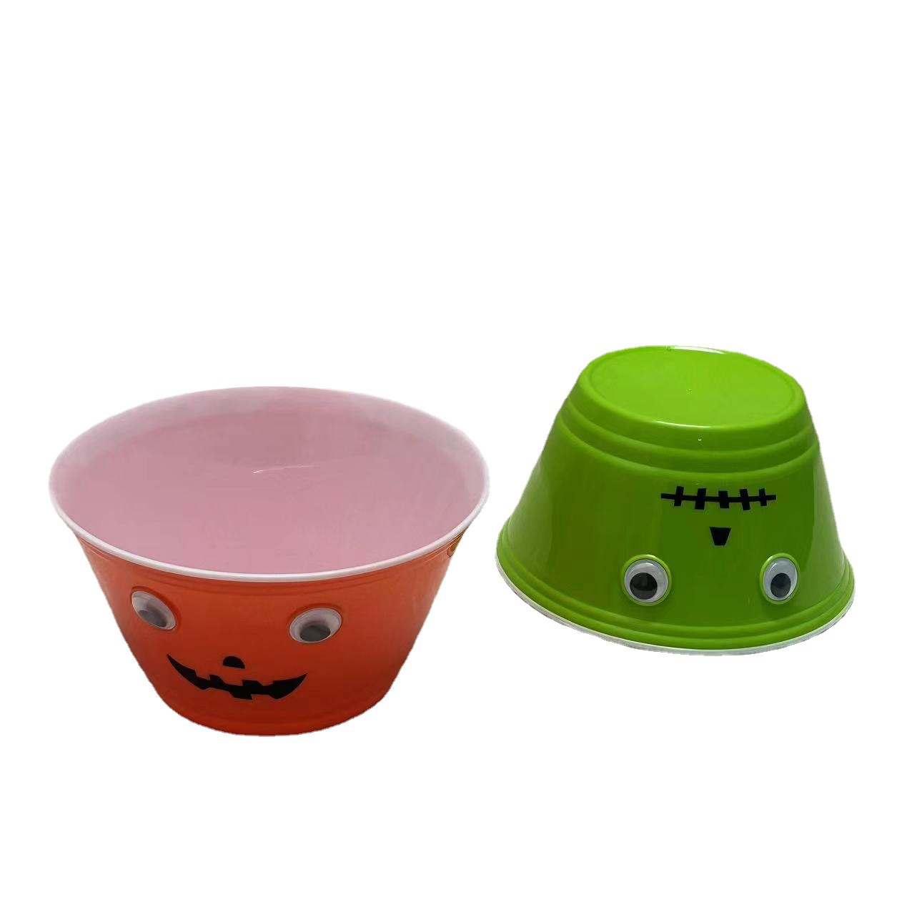 厂家批发 万圣节搞怪塑料卡通碗 酒吧ktv鬼节狂欢道具水碗 饮料碗