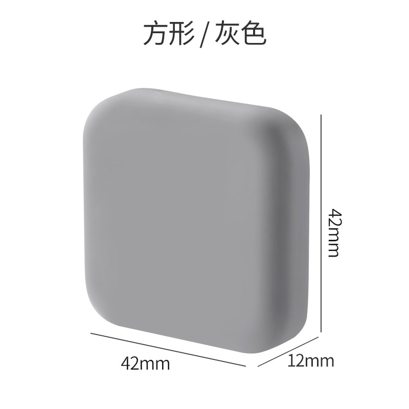 厚さのある耐衝撃性のあるドアマットシリコン製のドアの裏側のドアがドアの取っ手にぶつかり、ドアがぶつかり、簡単に緩衝されます。|undefined