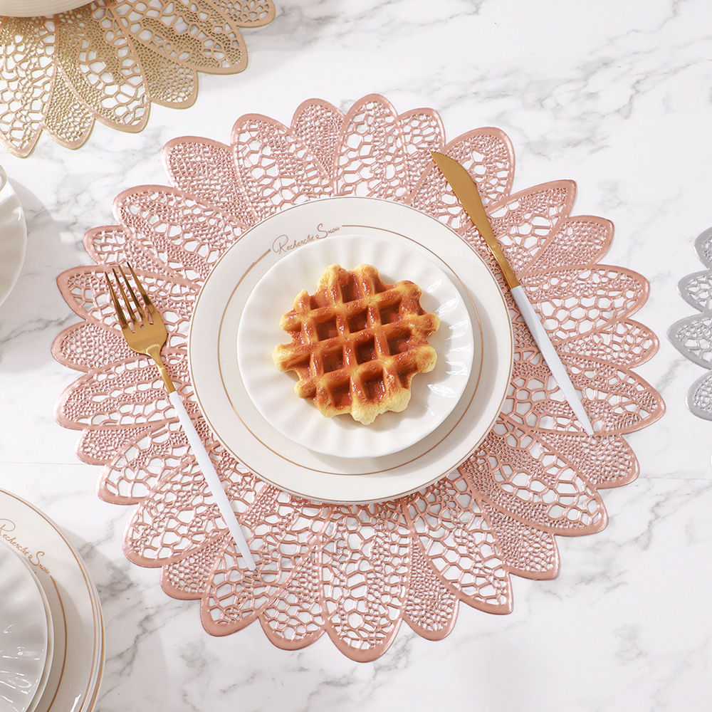 Elementos de primavera patrón de flores de PVC estampado