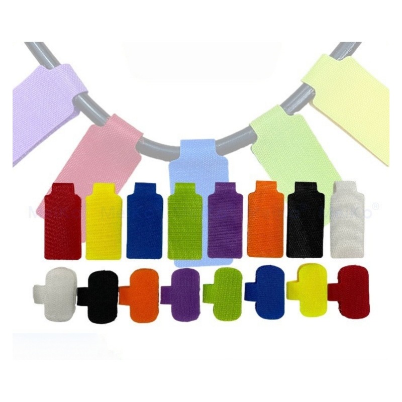 Etiquetas Organizadoras de Cables de Velcro Escribibles de Nylon para Cables image 3