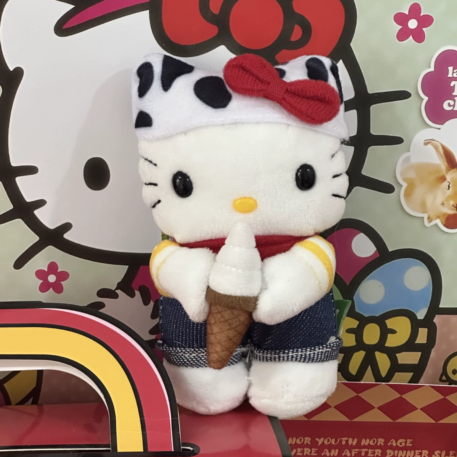 Плюшевая подвеска-брелок для ключей (Hello Kitty) симпатичная кукла, мягкая мини-плюша 10+ вариантов дизайна, подарок 0.038 кг