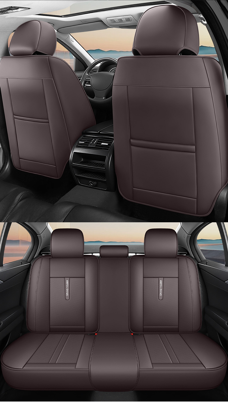 New Amazon Car Seat Cushion, Five-Seater, All-Season, All-Inclusive Seat Cushion, Waist-Protecting, Comfortable and Breathable Car Seat Cushion