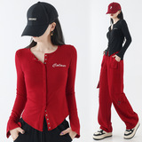 2025 весна и летняя танцевальная костюм Новые жареные уличные топы фитнес -упражнения спортивные спортивные танцевальные костюмы на открытом воздухе.