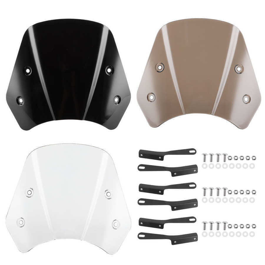 Motorcycle Retro Modification 5-7inch Universal Headlight Headlight Retro Windshield Windproof Wind Deflector