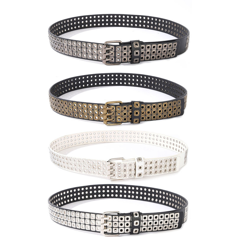 Trendy and cool rivet belt, punk style rivet waistband, subculture y2k hot girl personalized decorative belt Trendy and cool rivet belt, punk style rivet waistband, subculture y2k hot girl personalized decorative belt