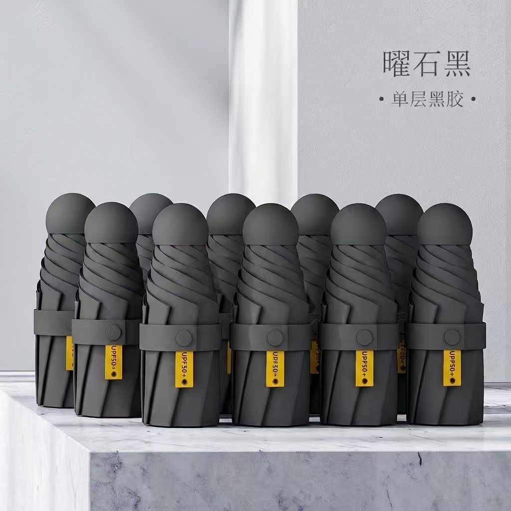 Sombrilla Plegable Automática para Hombre UPF 50+ de Tela de Impacto para Sol y Lluvia