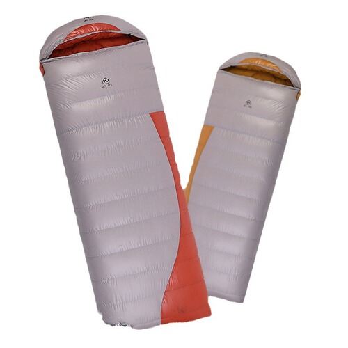 SKY ICE Grizzly Envelope Style Down Sleeping Bag for Adults, Outdoor Camping, Winter Thick Goose Down Insulation Warmth Retention