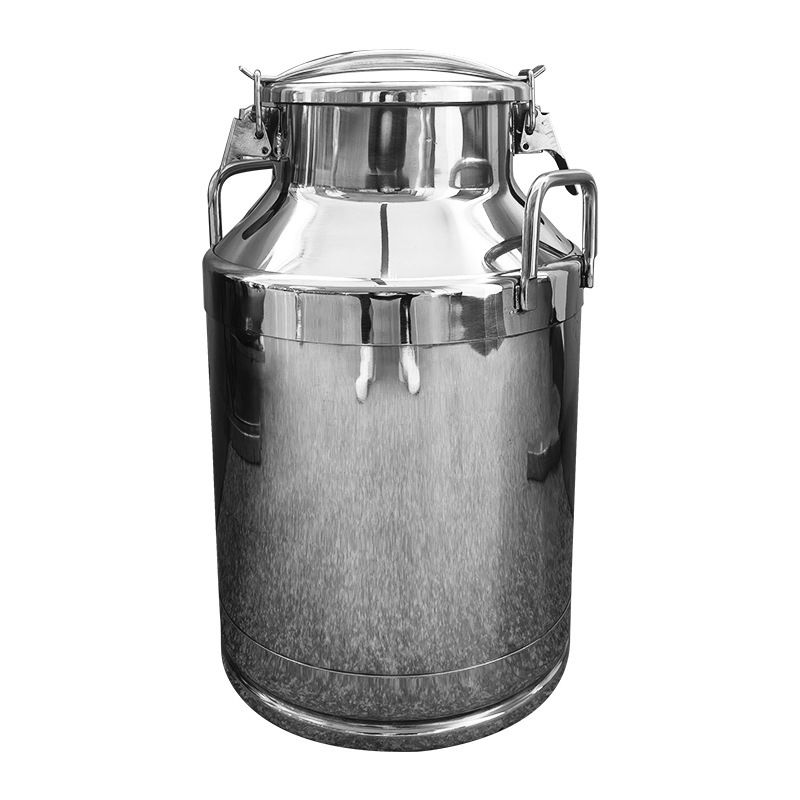Cubo de leche de acero inoxidable 304 Cubo de sellado engrosado Almacenamiento Transporte comercial Cubo de aceite de maní Cubo de vino se puede personalizar al por mayor