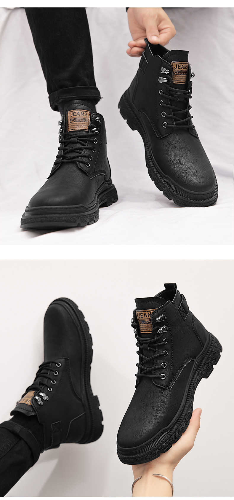 D4419 1070K BOOT MARTIN NAM LAXCEIA MÙA XUÂN THU ĐÔNG PHỤC CỔ CỔ ĐIỂN GIÀY DÉP NAM G03 SẢN PHẨM MỚI
