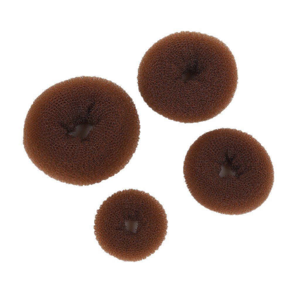 Ball-head doughnut cone para el cabello de chicas coreanas lindas Ball-head cone para el cabello flojo no daña toque de cabello