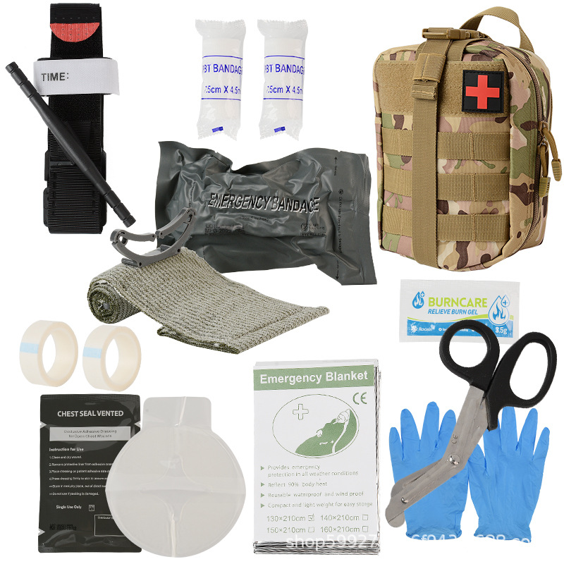 亚马逊户外用品旅行求生工具套装野外生存应急野营edc露营装备