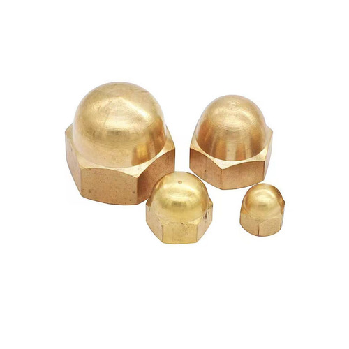 Cover type copper nut copper cap screw cap household decoration cap brass cover screw cap GB923 M3M4M6-M20