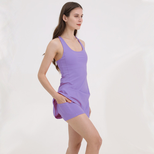 2024 Spring and Autumn New Women's Yoga Wear, Jump Rope Tennis Clothes, Yoga Skirt, Yoga Set, Sports Quick-Dry