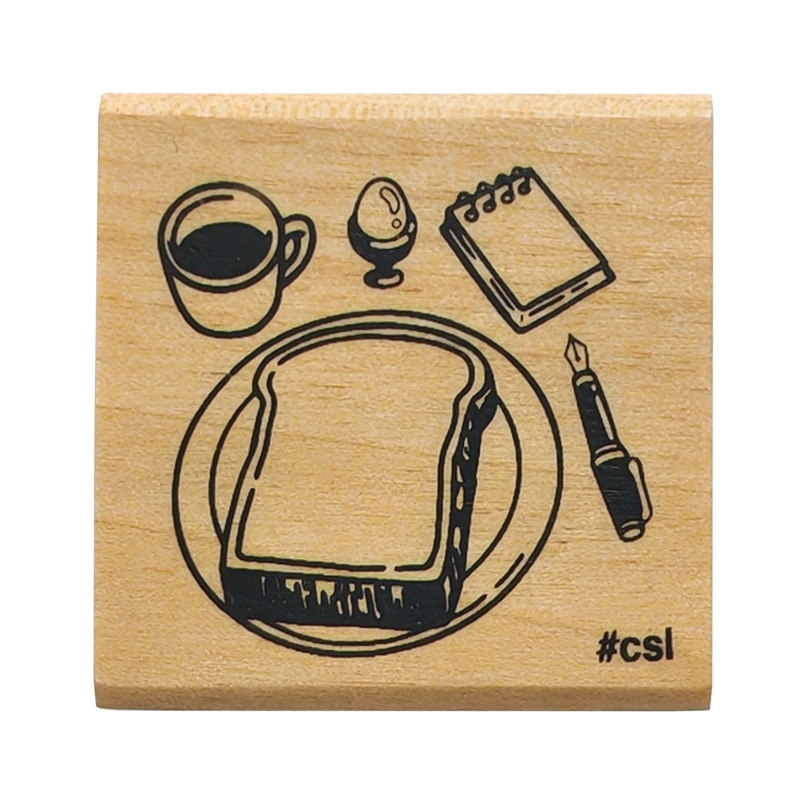 [【新品】日本KODOMO NOKAO木头印章创意手账章N I LOVE STAMP1533]