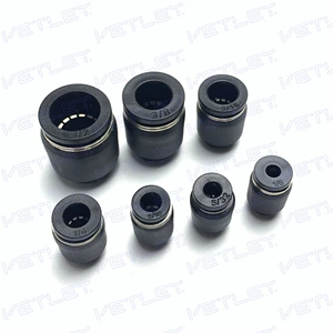Дюйм -трахеальная крышка PPF 1/4, PPF 3/8, PPF 1/2 дюйма быстро вставка соединительного бронча