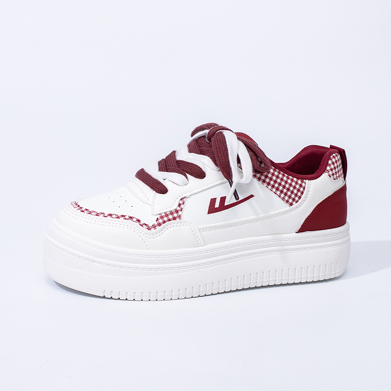 Zapatos de muffin de fondo grueso de invierno nuevos zapatos de calentamiento de lana de color sólido simple zapatos de algodón al aire libre zapatos de mujer