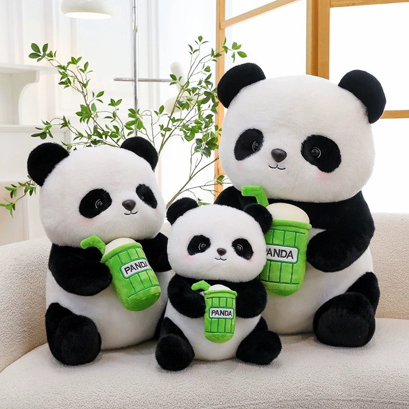 Панда кукла Панда плюшевая игрушка чай с молоком