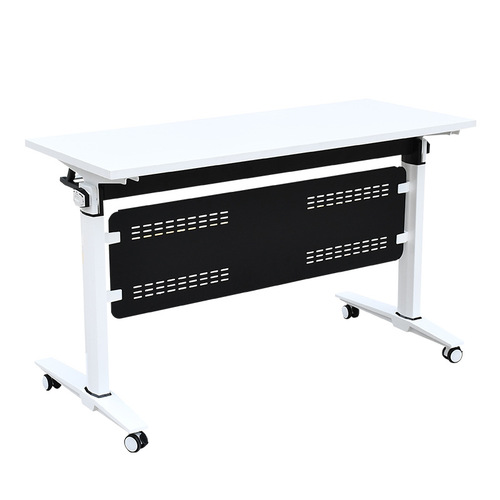 Training foldable table, which can be combined into a movable long conference table chair set for office staff, double foldable office desk