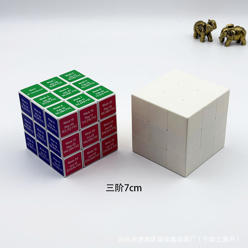 二三阶魔方定uv打印刷制图案logo贴纸3.5mm5.7cm10公分迷你钥匙扣|undefined