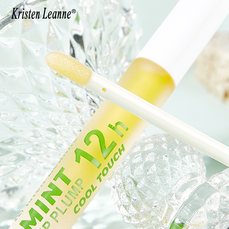 Aceite labial de larga duración Black Technology de KRISTEN LEANNE con efecto refrescante y transparencia de menta Duddy Lips_voghion.com