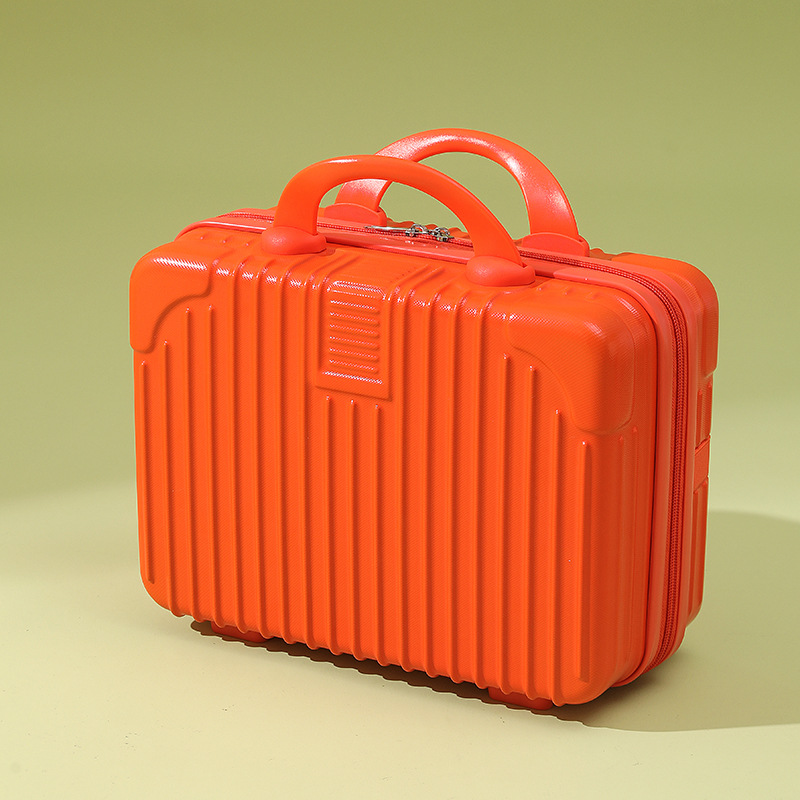 สีส้ม / เคสเครื่องสำอางอเนกประสงค์14นิ้ว
