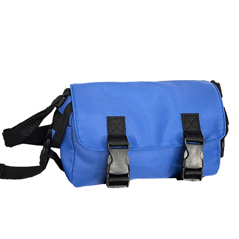 Bolso de hombro para niño simple japonés Bolso de mensajero para niños de color sólido retro 2024 verano nuevo bolso para niños de comercio exterior