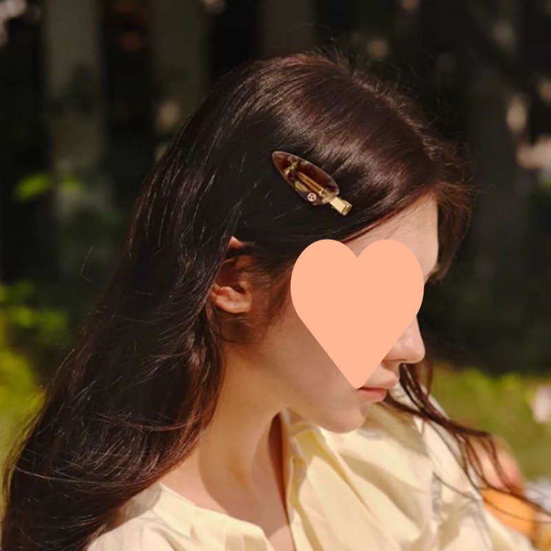 夹子头饰前额刘海女头顶发夹鸭嘴夹碎发发卡小巧精致边夹侧边气质|undefined