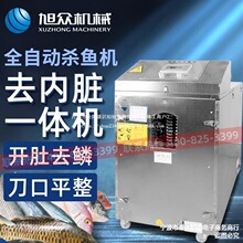 旭众全自动杀鱼机多功能开背开肚去内脏商用大型小鱼鲢鳙草鱼直销