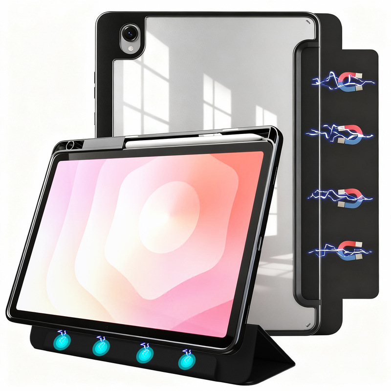 Suitable for Samsung A11 Plus Protective Case 11inch S11 Magnetic Detachable Acrylic Tablet Case A9Plus