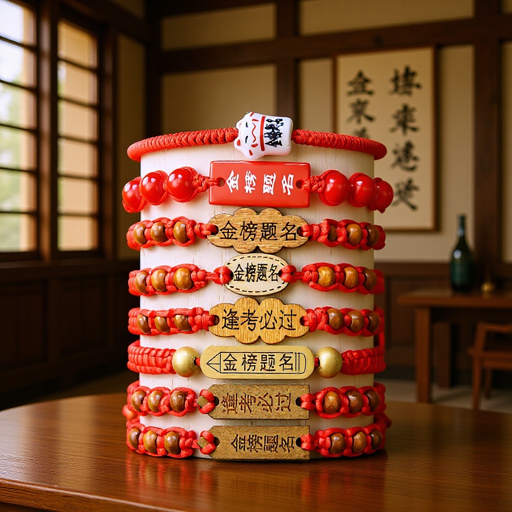 2026马年高考金榜题名手链学生中学升学考试祈福幸运红色红绳手绳